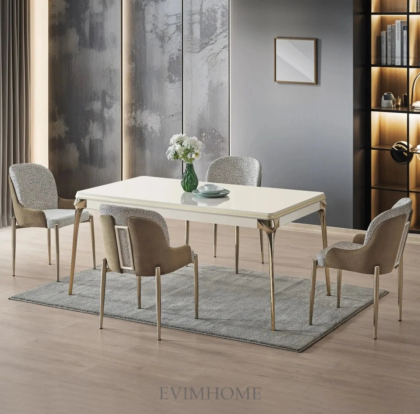 ELVIN Esstisch-Set Evim Mobilya