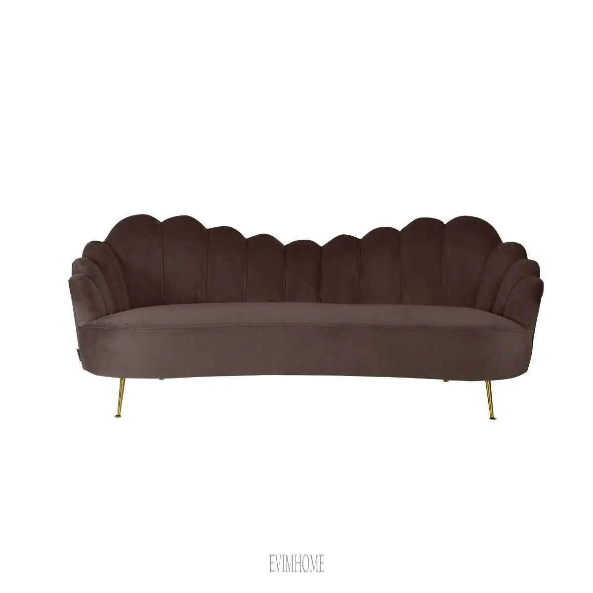 EMILLIA SOFA GOLD | BRAUNER STOFF MJ11-82 Evimhome