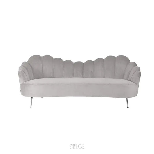 EMILLIA SOFA | HELLGRAUER STOFF MJ11-67 Evimhome