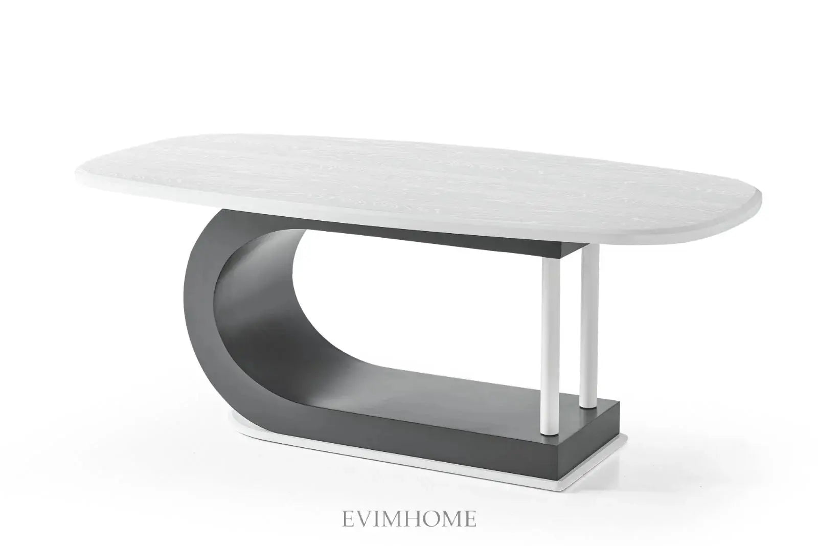 ESSE ANTHRAZIT Esstisch-Set Evim Mobilya