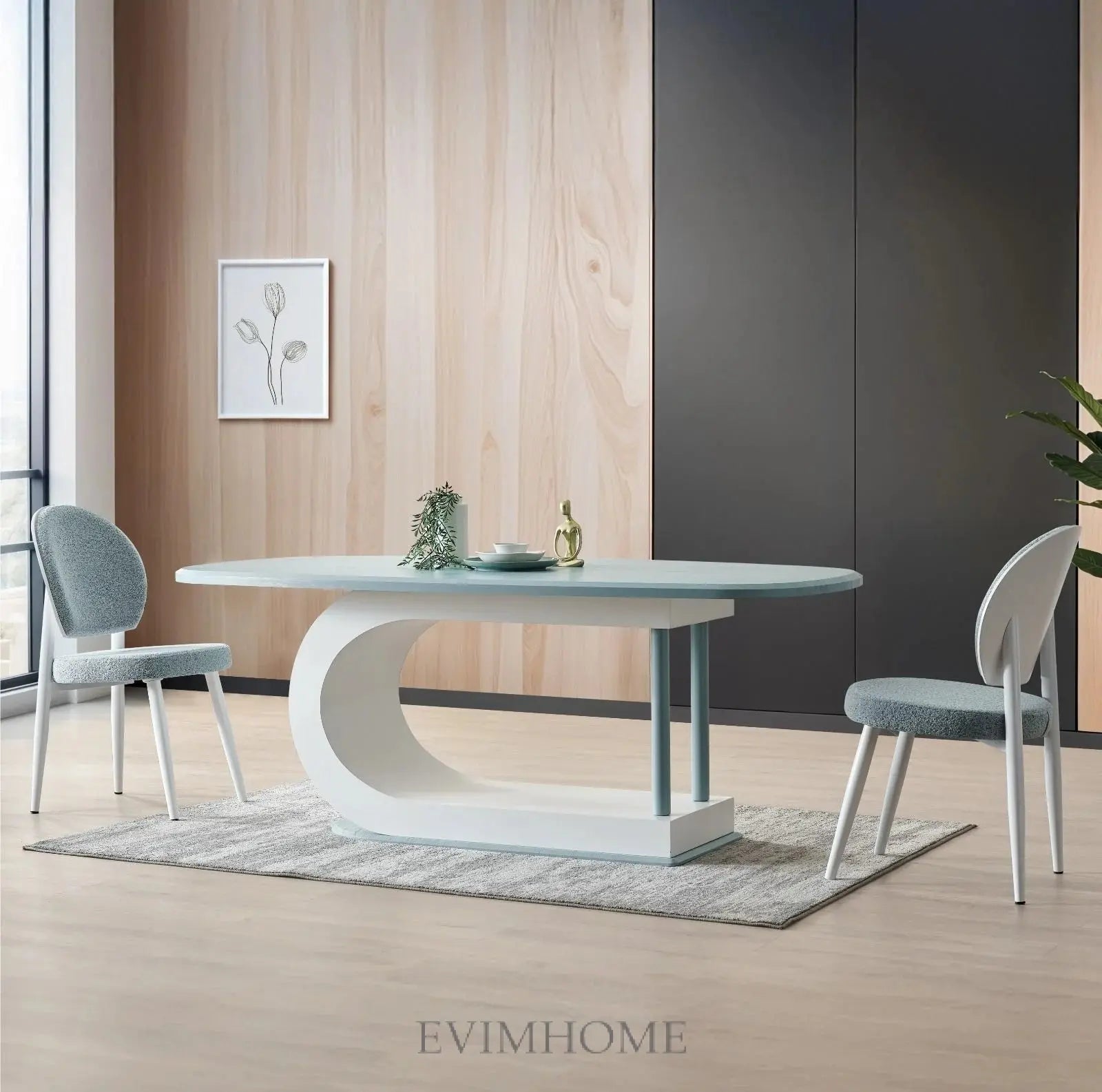 ESSE TURKUAZ Esstisch-Set Evim Mobilya