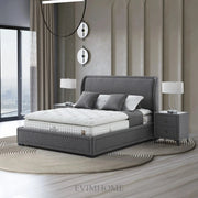 Elizabeth Laura Boxspringbett Set inkl. Matratze – 1600 Federn, 3D Balance Pocket & Antibakterieller Viskosestoff für Luxuriösen Schlafkomfort Schlafsinn