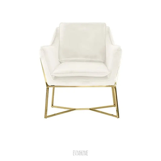 FOGGIA SESSEL GOLD | BEIGE STOFF MJ11-1 Evimhome