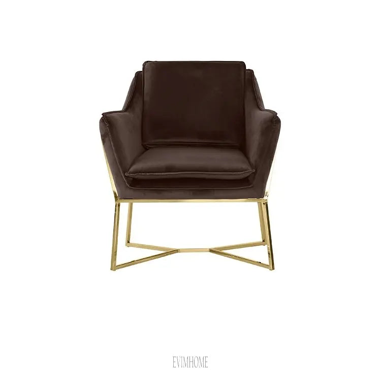 FOGGIA SESSEL GOLD | BRAUNER STOFF MJ11-82 Evimhome