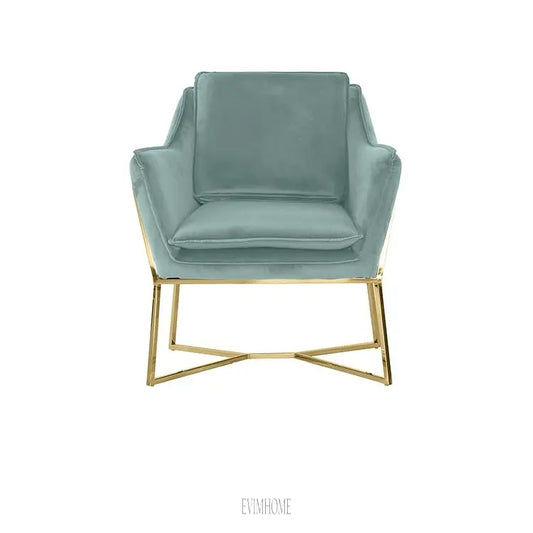 FOGGIA SESSEL GOLD | GRÜNER STOFF MJ11-65 Evimhome