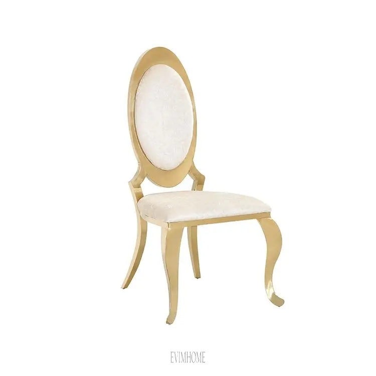 GENOVA ESSZIMMERSTUHL GOLD | BEIGE STOFF A41-1 Evimhome