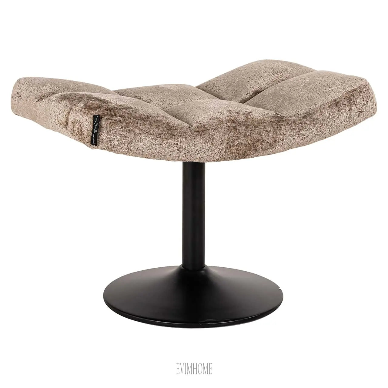 Hocker Sydney Taupe Chenille (Bergen 104 Taupe Chenille) Evimhome