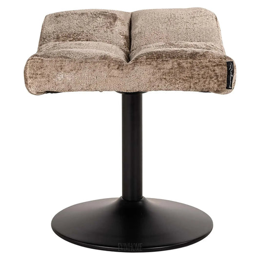 Hocker Sydney Taupe Chenille (Bergen 104 Taupe Chenille) Evimhome