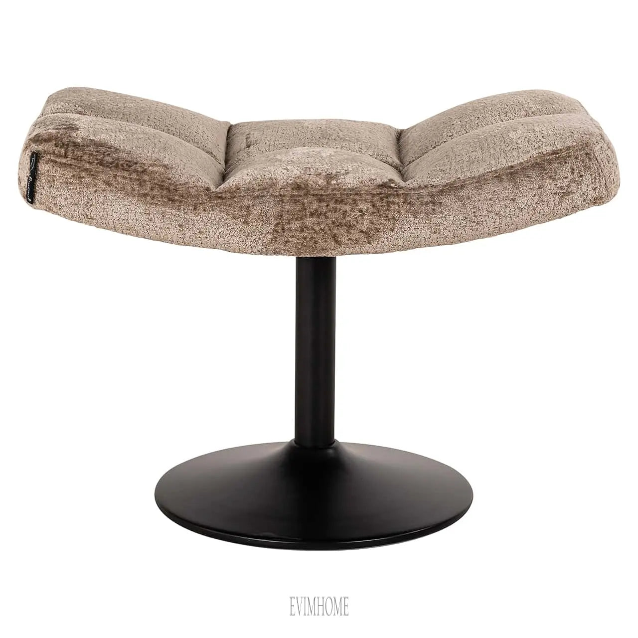 Hocker Sydney Taupe Chenille (Bergen 104 Taupe Chenille) Evimhome