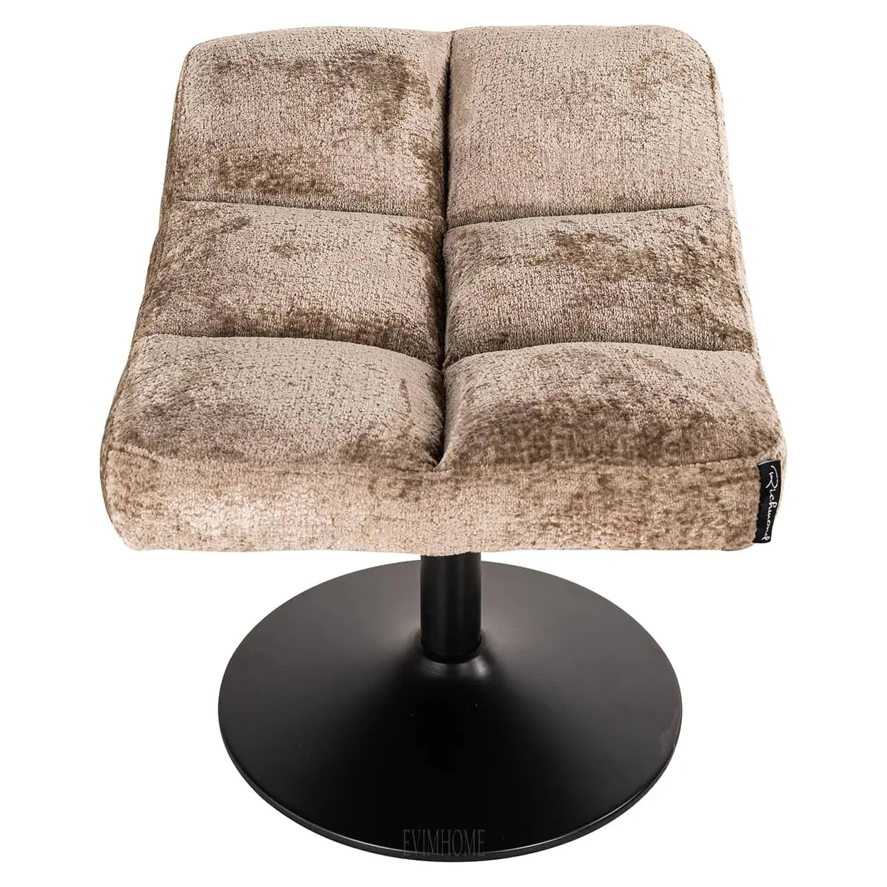 Hocker Sydney Taupe Chenille (Bergen 104 Taupe Chenille) Evimhome