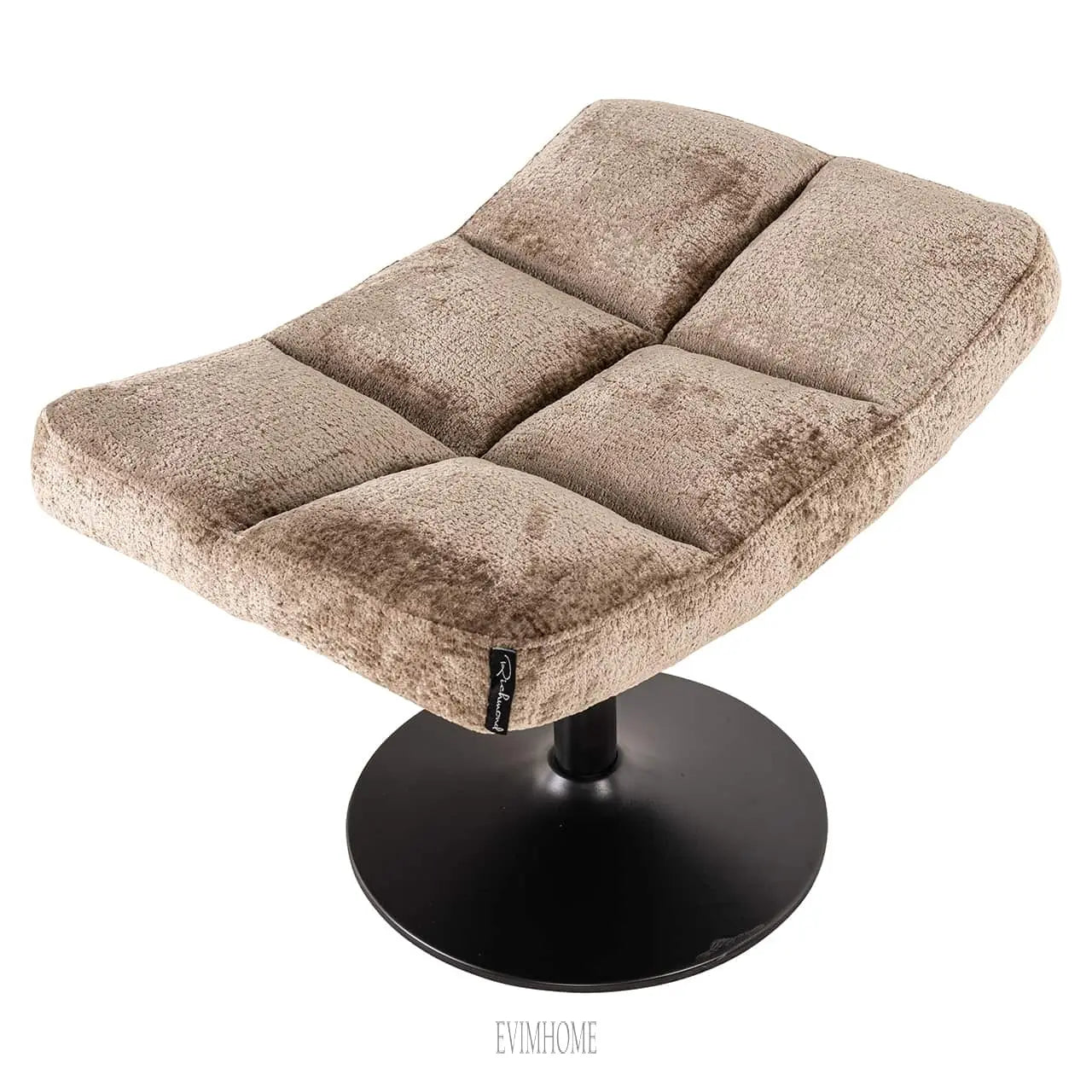 Hocker Sydney Taupe Chenille (Bergen 104 Taupe Chenille) Evimhome