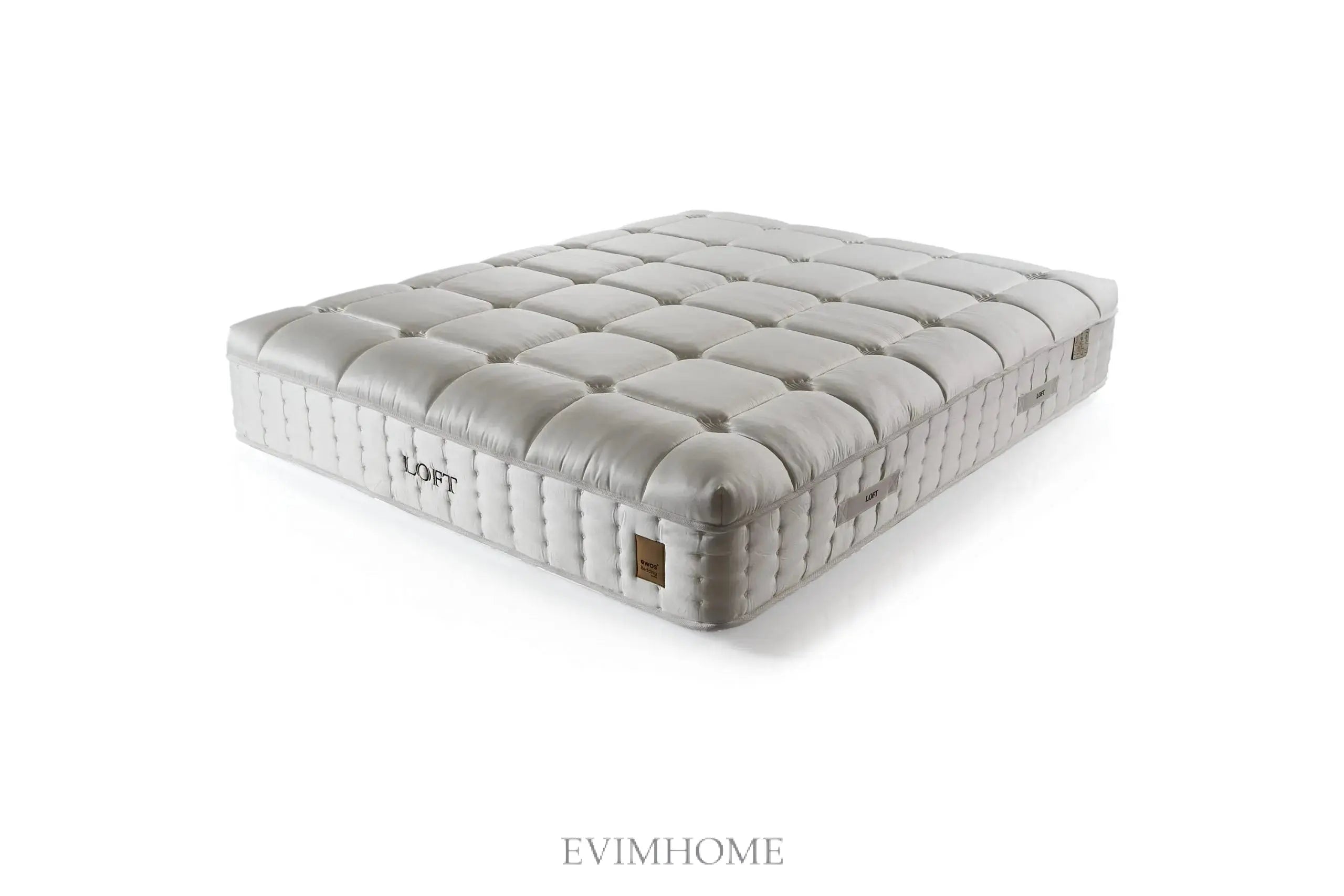 Loft Aston Boxspringbett Set inkl. Matratze – 1600 Pocket Federn, Doppellagige Federung & Dual Core für Ungestörten Schlafkomfort Schlafsinn