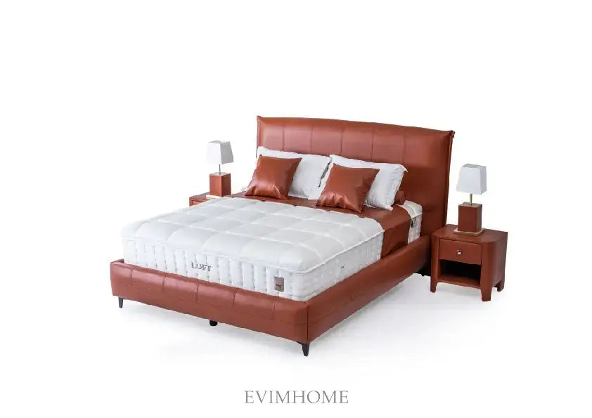 Loft Tabba Boxspringbett Set inkl. Matratze – 1600 Double Pocket Federn, Doppelkern-Technologie für Ungestörten Schlafkomfort Schlafsinn