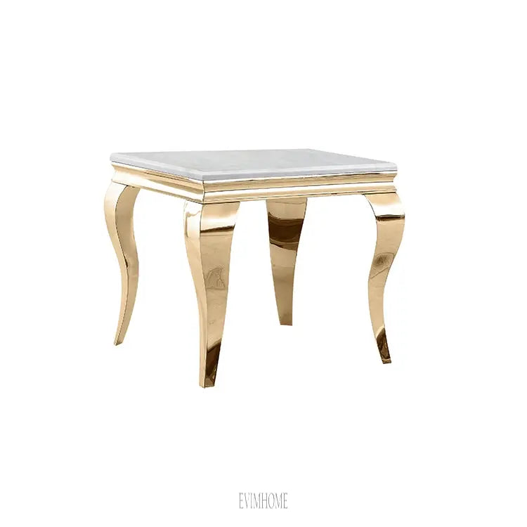 MILANO BEISTELLTISCH GOLD | 60X60X55 CM MARMOR 928 Evimhome