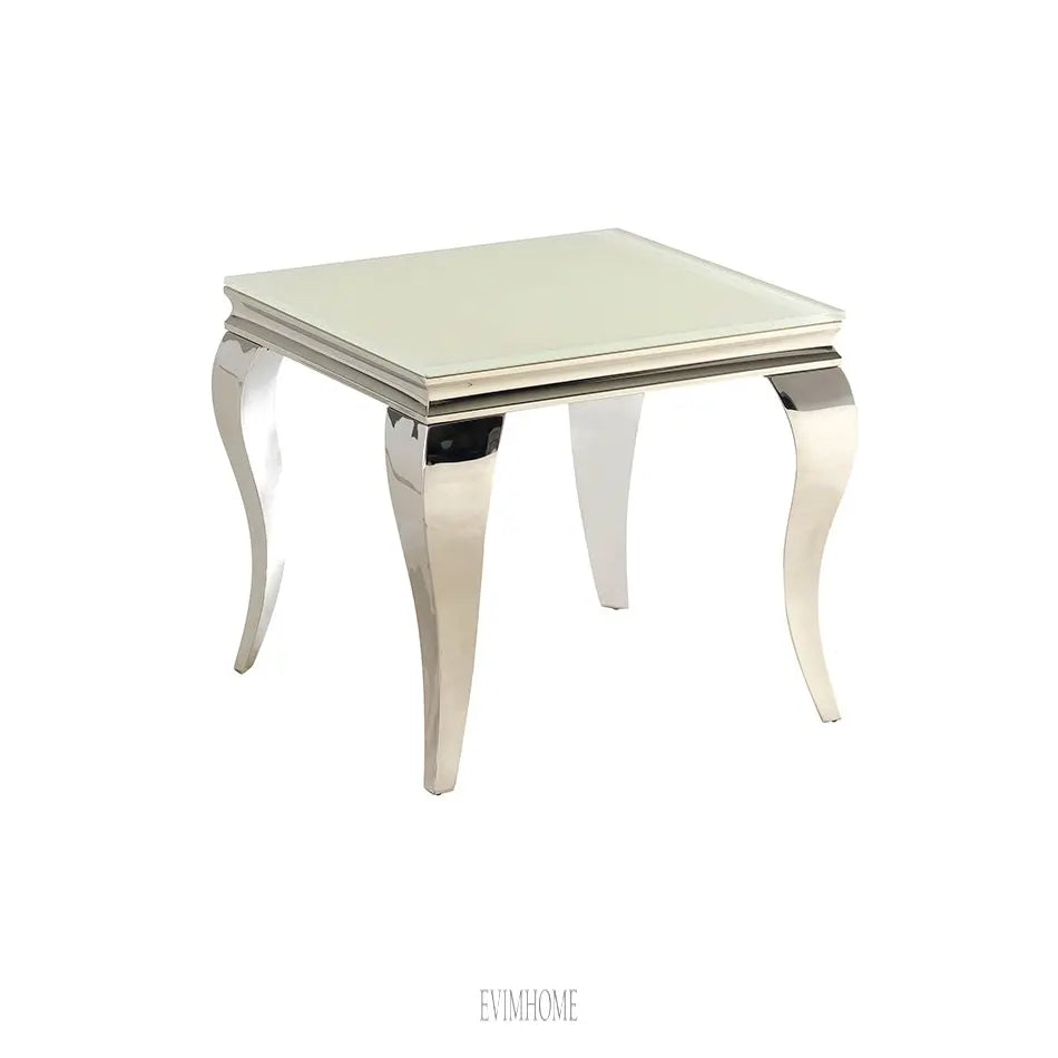 MILANO BEISTELLTISCH | 60X60X55 CM SUPER WEISS Evimhome