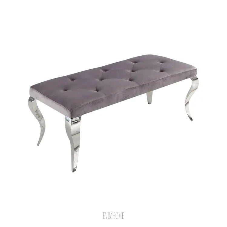 MILANO RÉCAMIERE | 110X50X47 CM GRAU STOFF VELU97A Evimhome