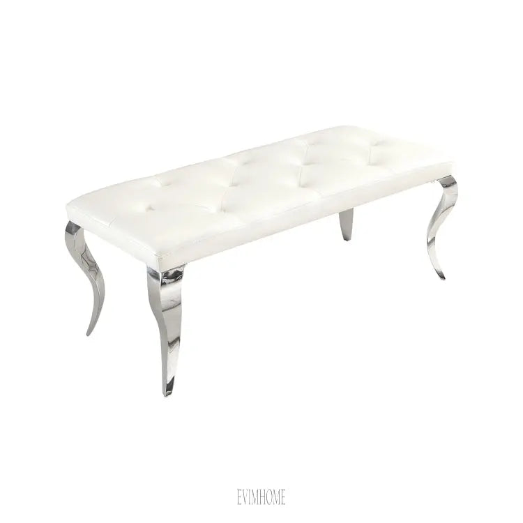 MILANO RÉCAMIERE | 110X50X47 CM WEISS PU H1106-2 Evimhome