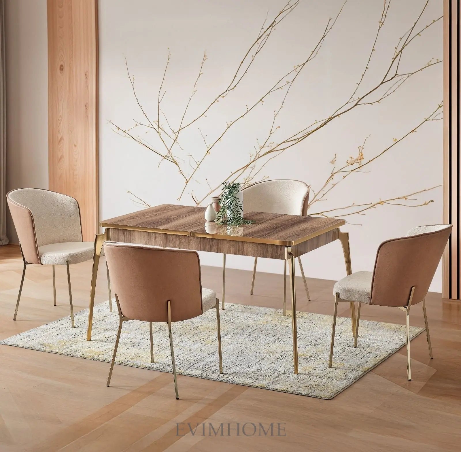 MIRAY Esstisch-Set Evim Mobilya