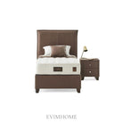 Madlen Odine Boxspringbett Set inkl. Matratze – 5-Zonen-Taschenfederkern, Viscon-Stoff & Kußtief-Schaum für Ergonomische Unterstützung und Ruhigen Schlaf Schlafsinn