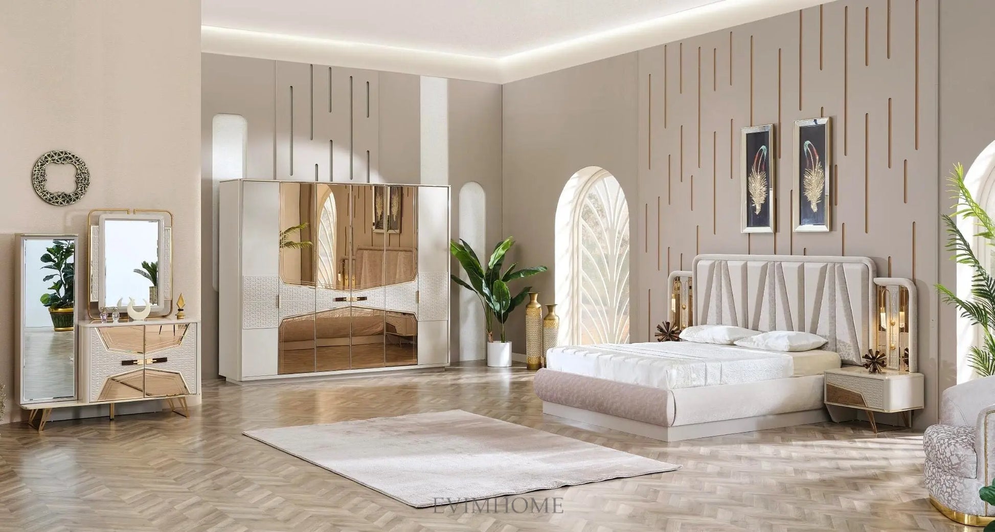 Milano Schlafzimmer Set Evim Mobilya