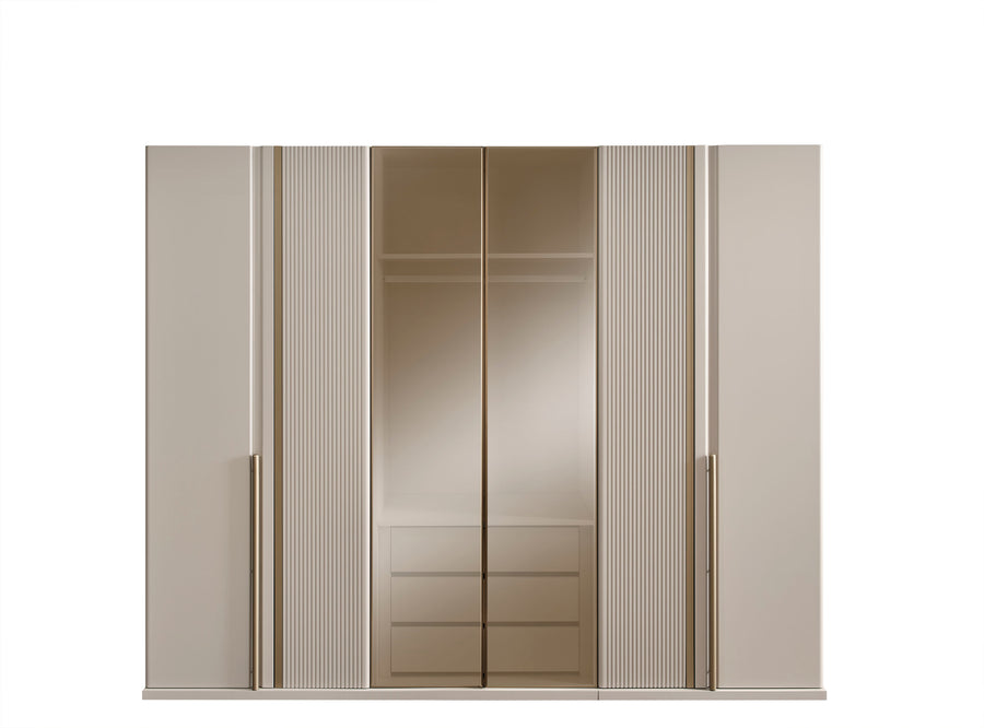 Vega Kleiderschrank 6-türig