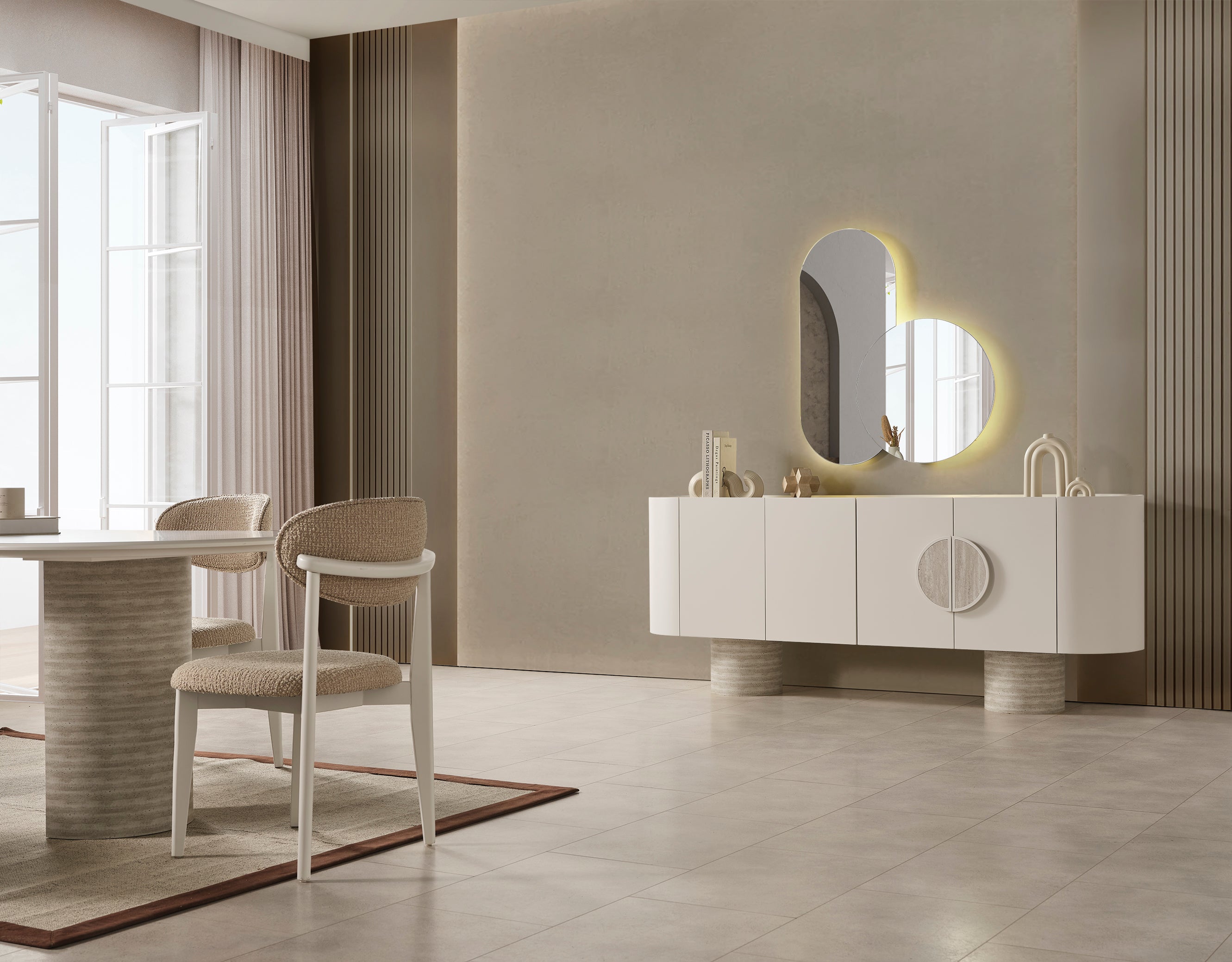 Dior Sideboard mit Spiegel