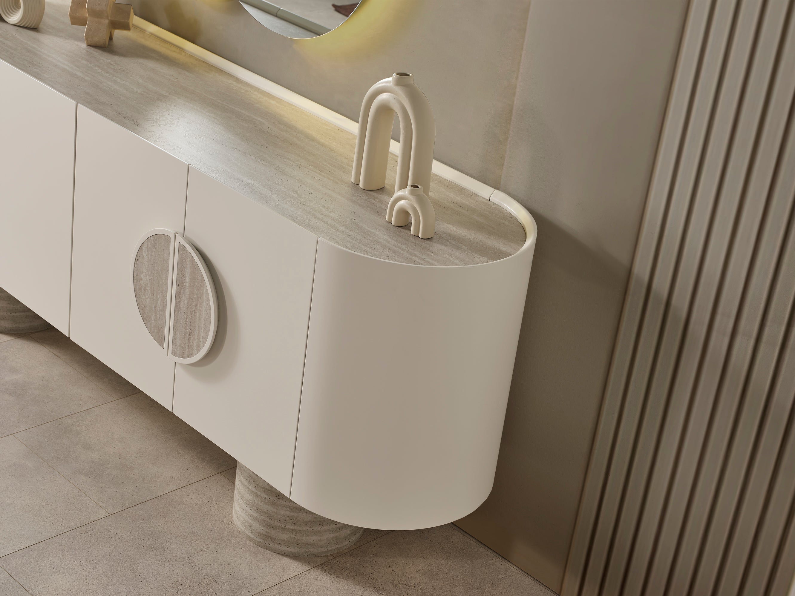 Dior Sideboard mit Spiegel