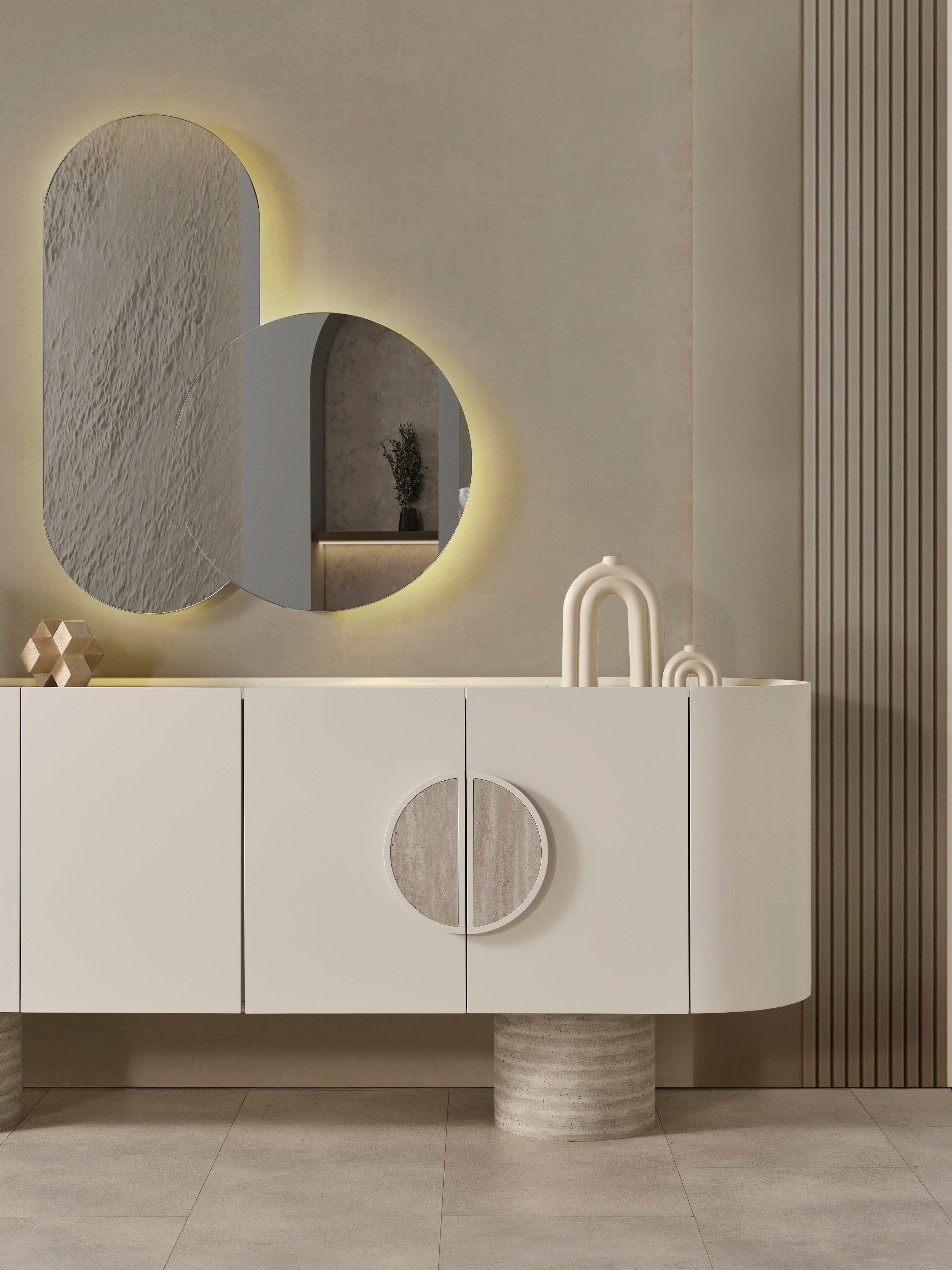 Dior Sideboard mit Spiegel