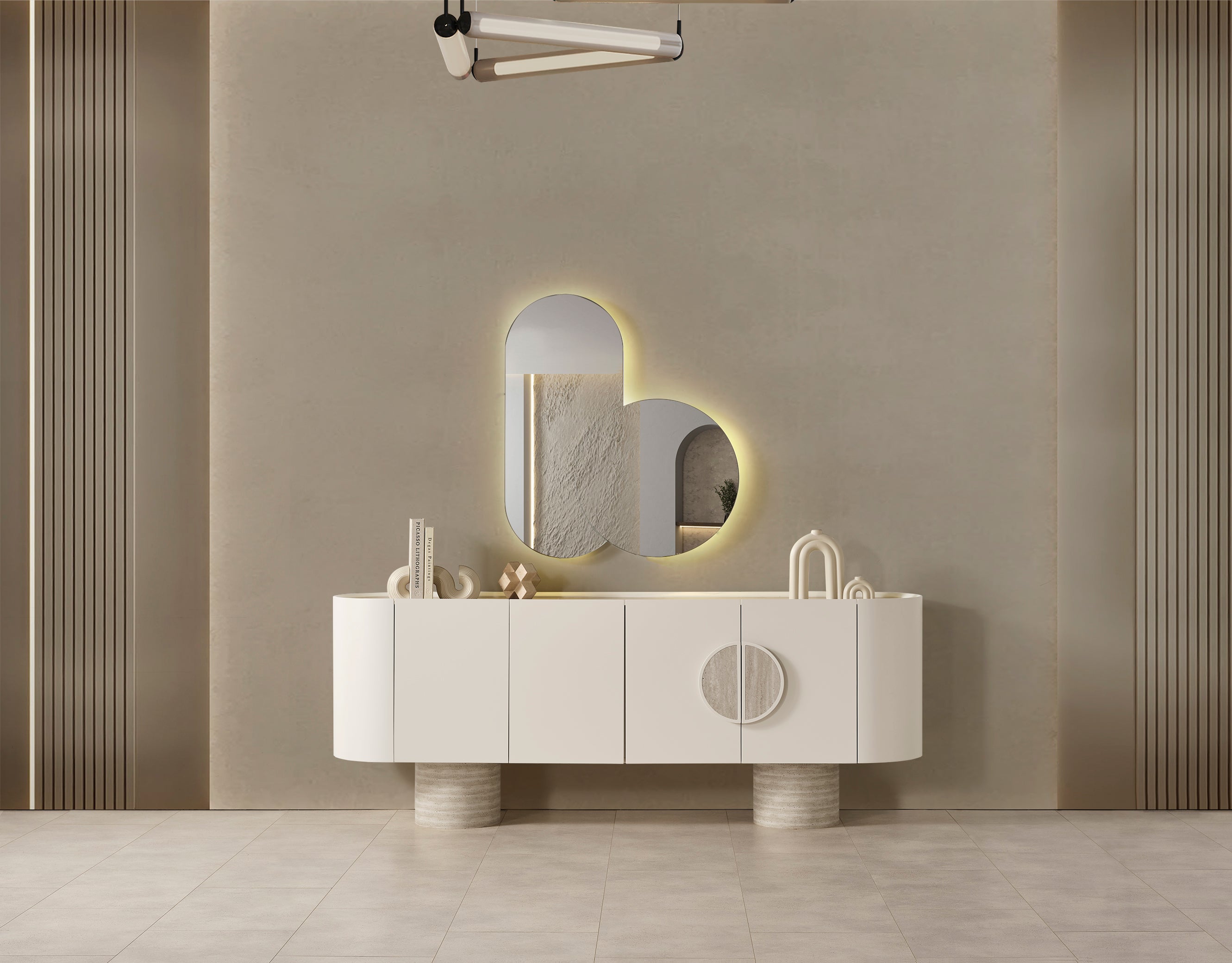 Dior Sideboard mit Spiegel