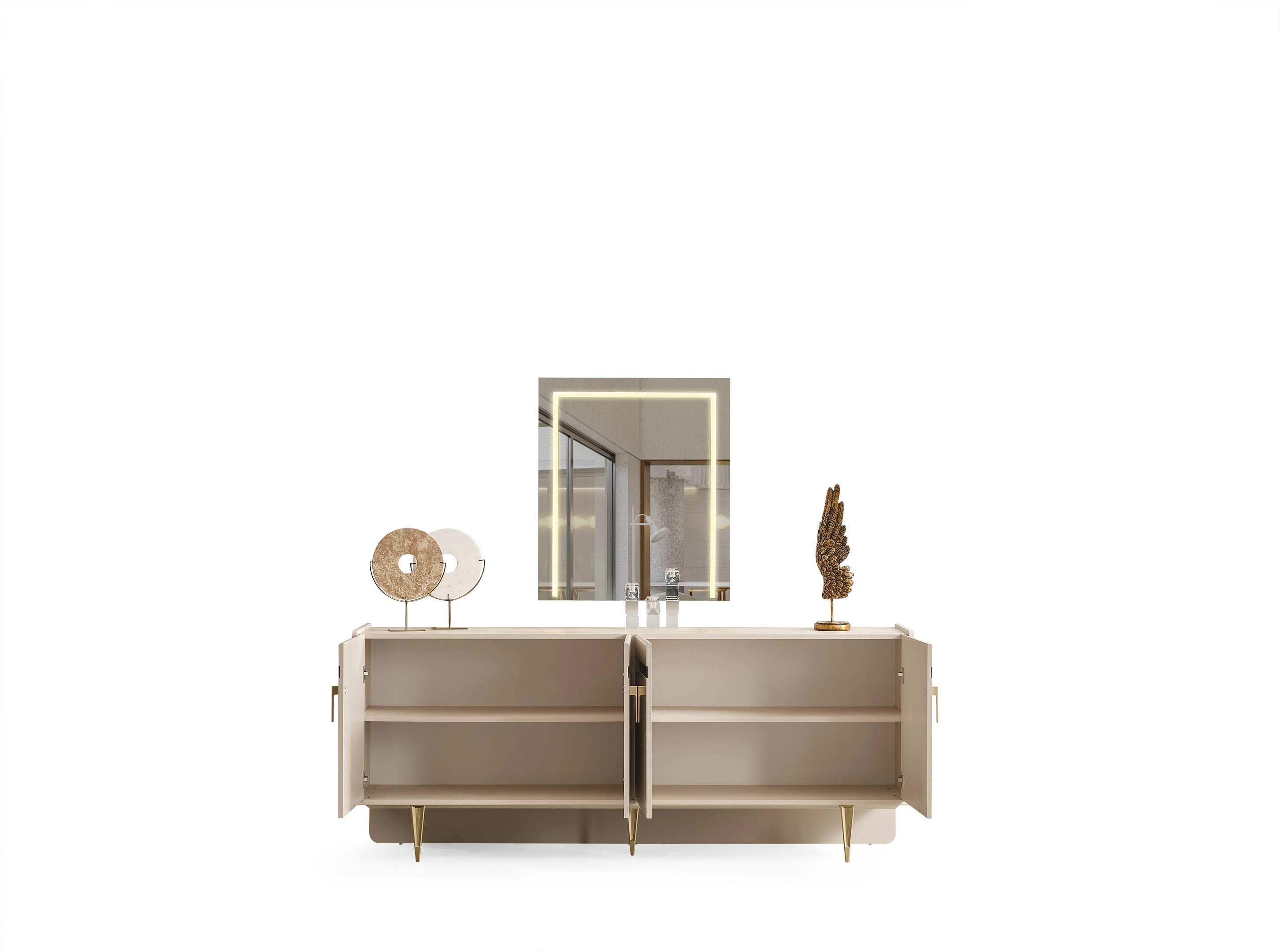 Tesla Sideboard mit Spiegel