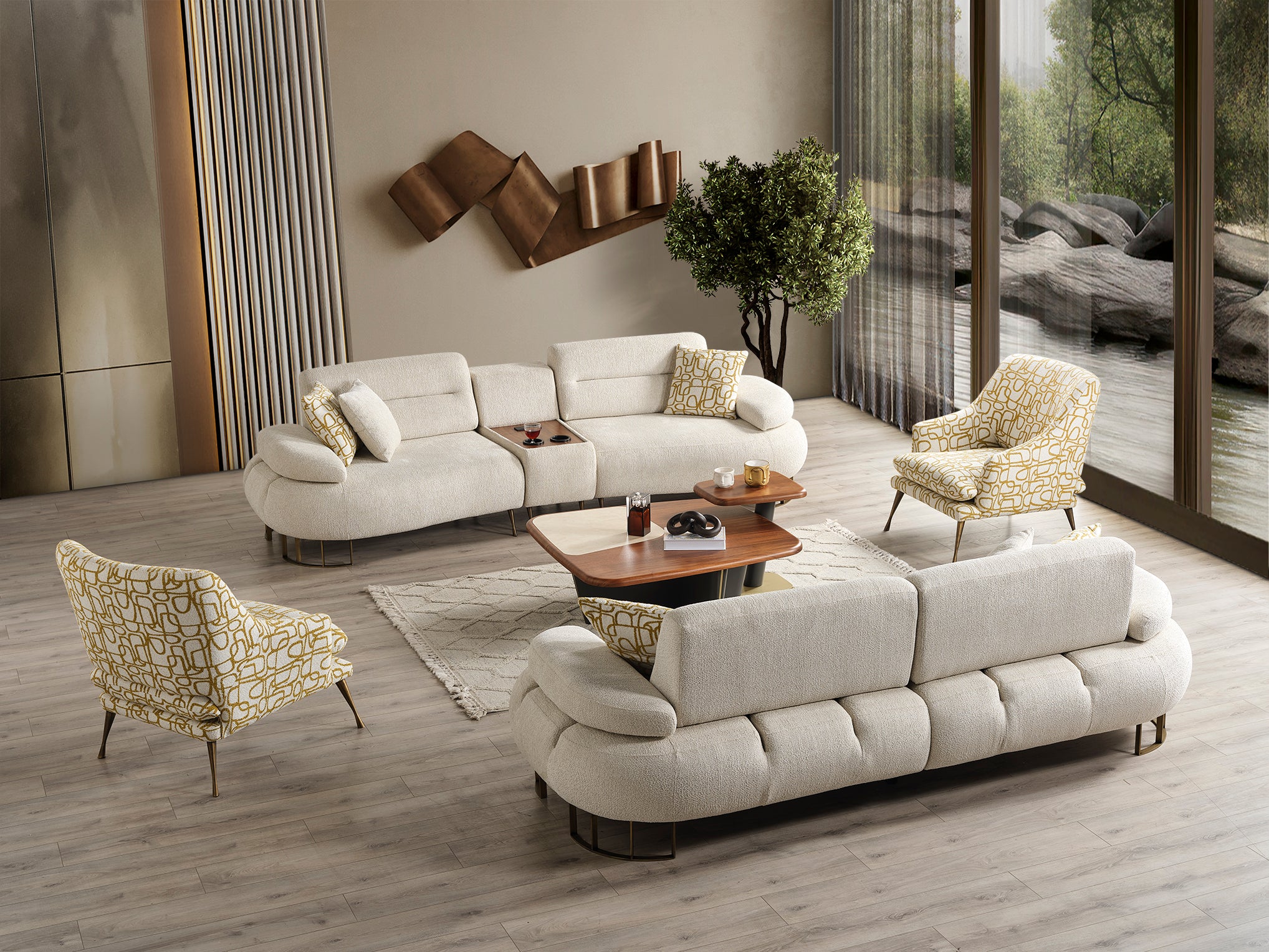 LOTUS Sofa Set