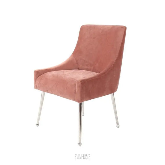 PARMA ESSZIMMERSTÜHL | ROSA STOFF MJ11-34 Evimhome