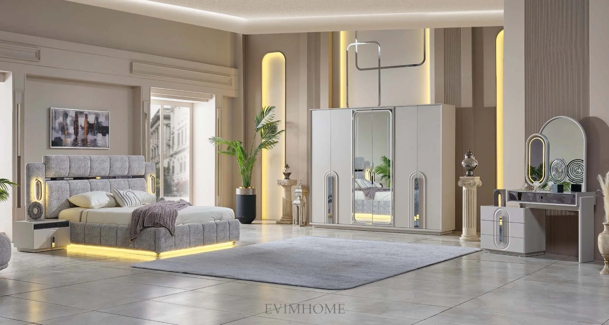 Parma Schlafzimmer Set Evim Mobilya