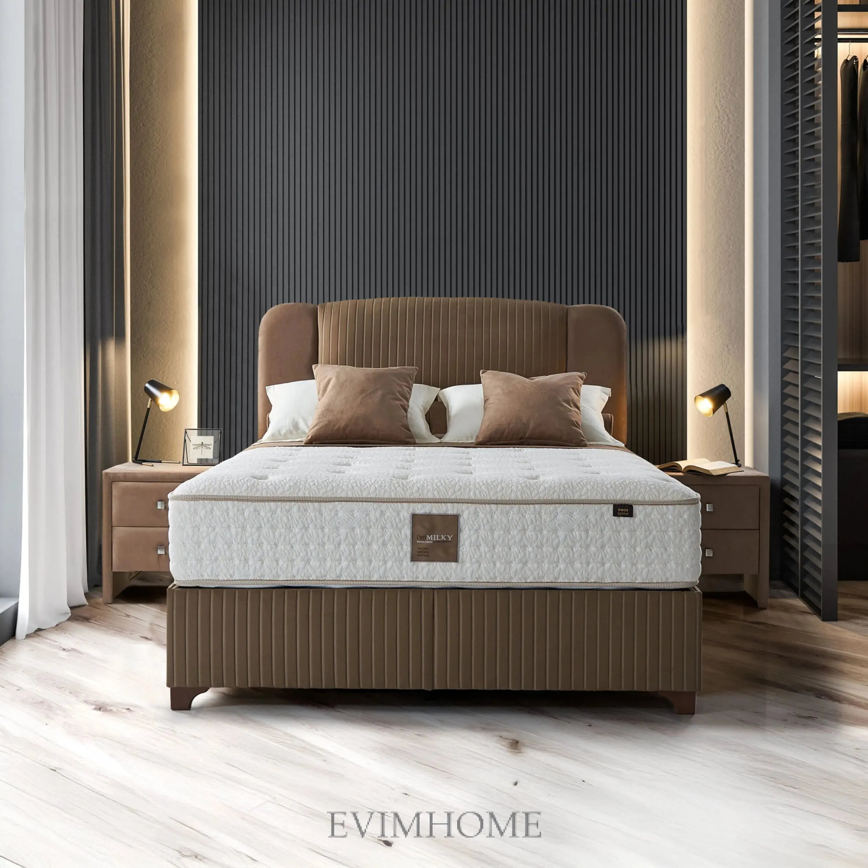 ProMilky Sandra Box Spring Bed Set including Mattress – Perfect – Evim ...