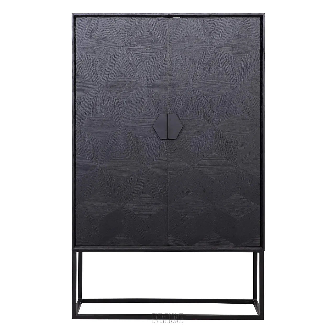 Schrank Blax 2-türig (Schwarz) Evimhome