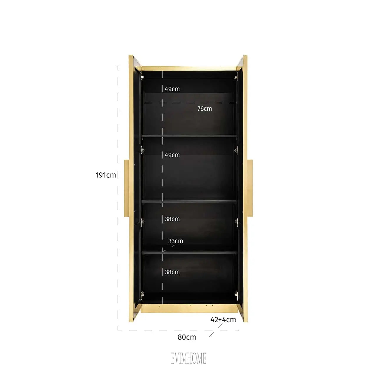 Schrank Ironville (Gold) Evimhome