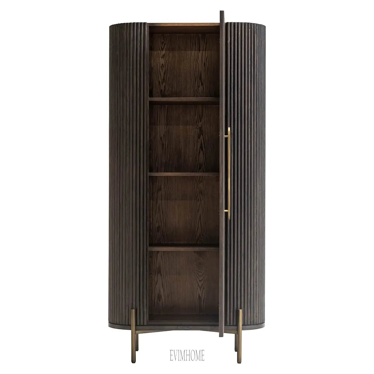 Schrank Luxor 1-türig (Braun) Evimhome