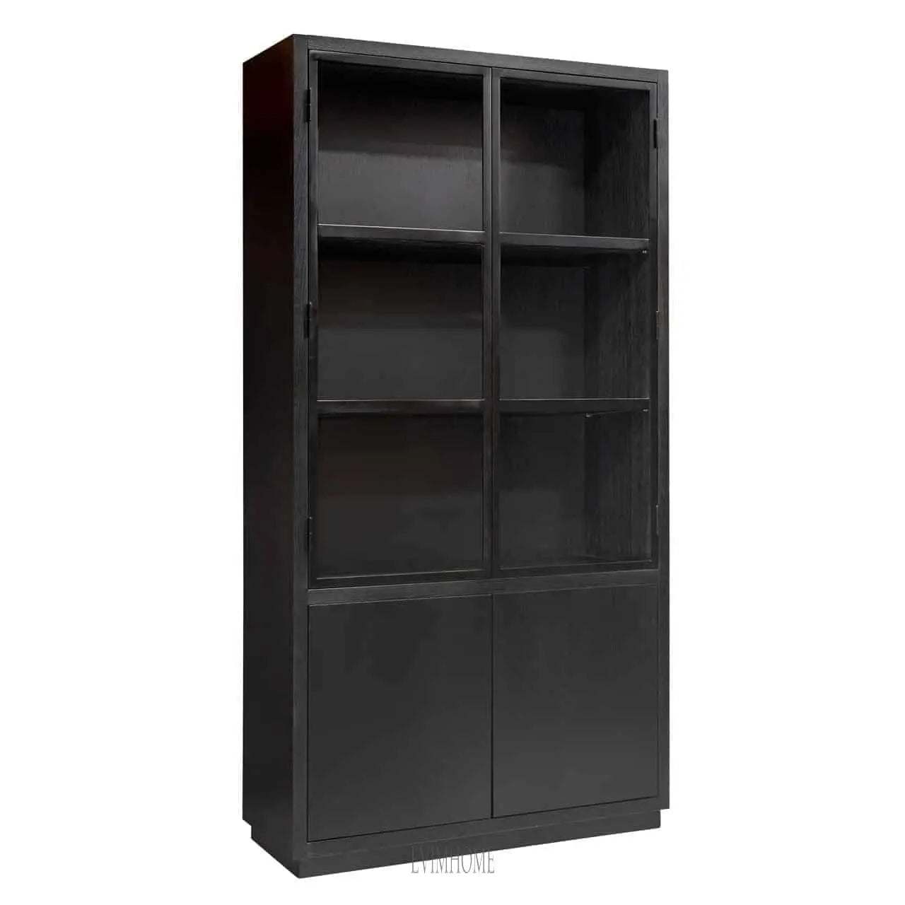 Schrank Oakura 2-türig. (Schwarz) Evimhome