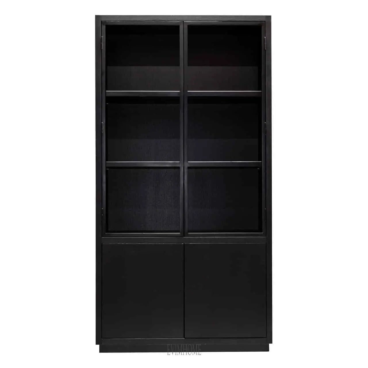 Schrank Oakura 2-türig. (Schwarz) Evimhome