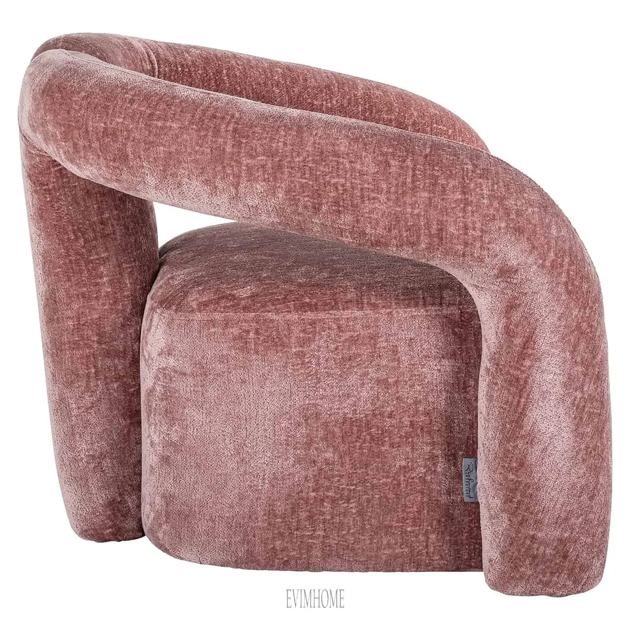 Sessel Dana rosa Chenille (Bergen 705 rosa Chenille) Evimhome