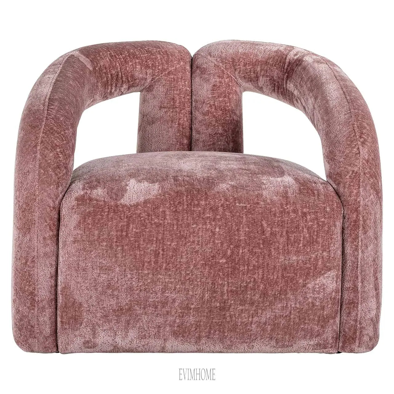 Sessel Dana rosa Chenille (Bergen 705 rosa Chenille) Evimhome