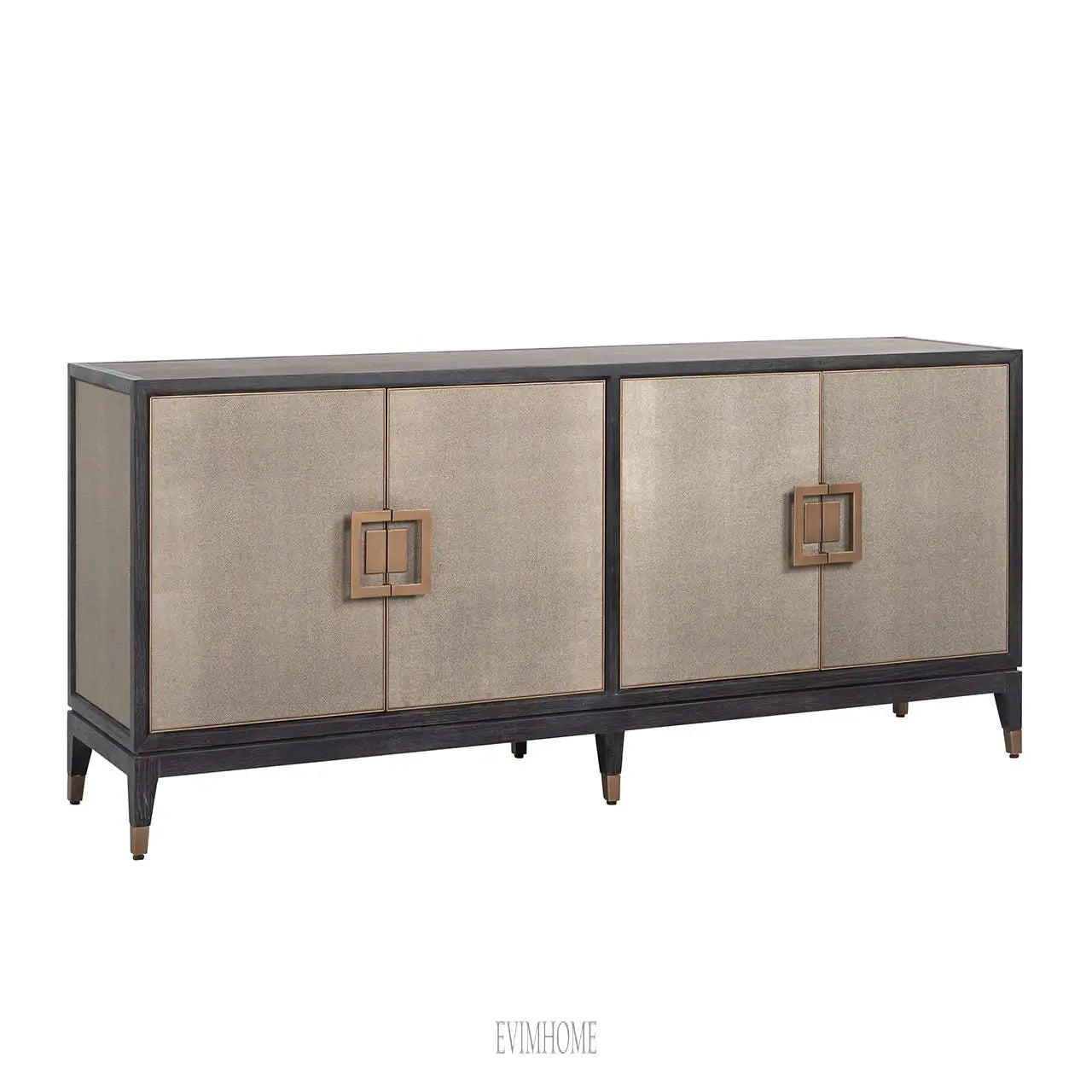 Sideboard Bloomville mit 4 Türen (Gold) Evimhome