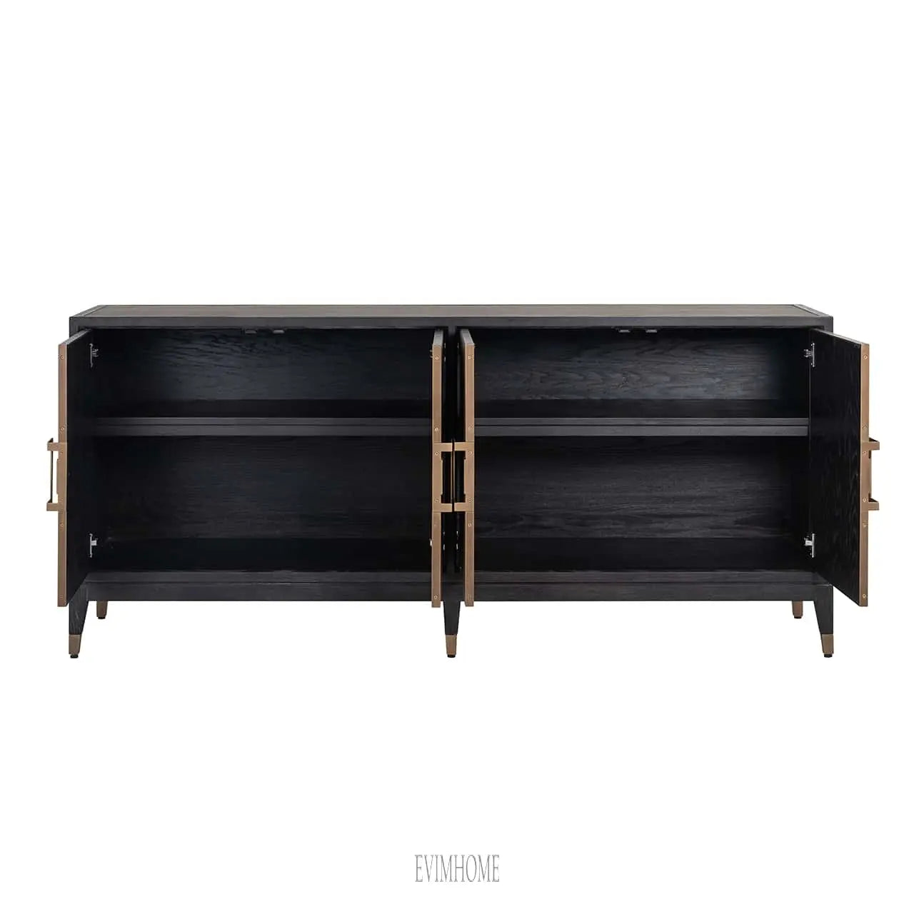 Sideboard Bloomville mit 4 Türen (Gold) Evimhome