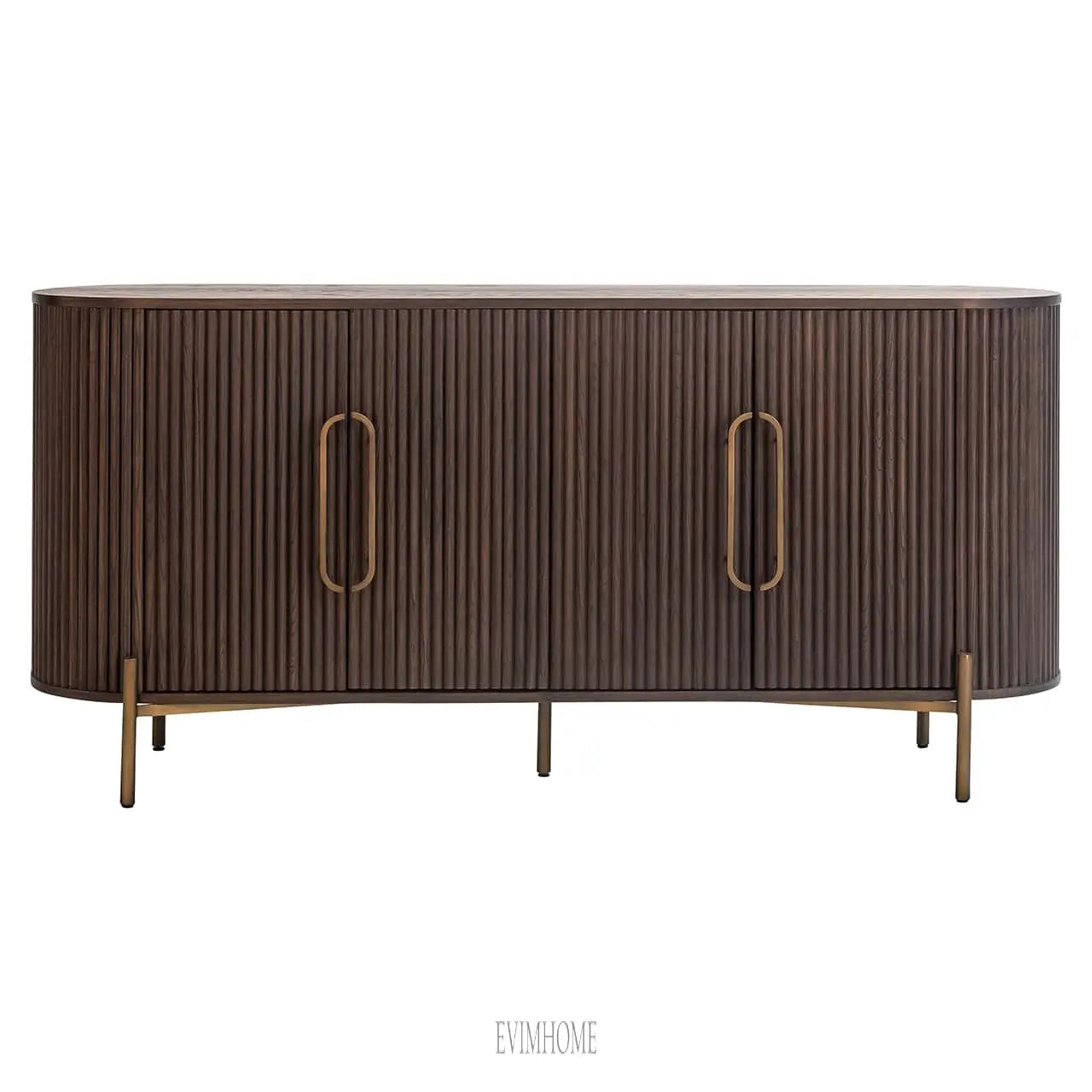 Sideboard Luxor 4-türig (Braun) Evimhome