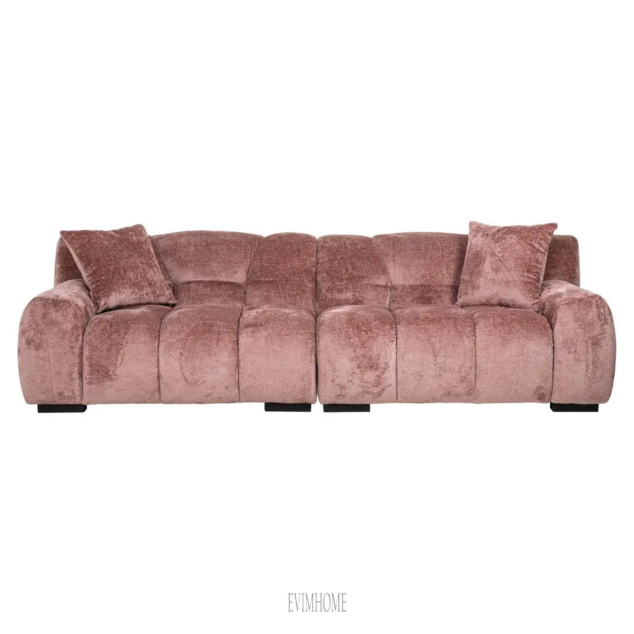 Sofa Charelle rosa Chenille (Bergen 705 rosa Chenille) Evimhome