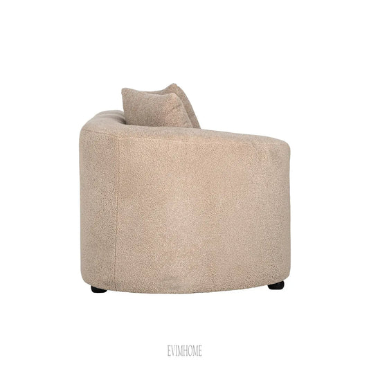 Sofa Grayson Arm links sand pelzig | Vollpolster rechts (Himalaya 902 sand furry) Evimhome