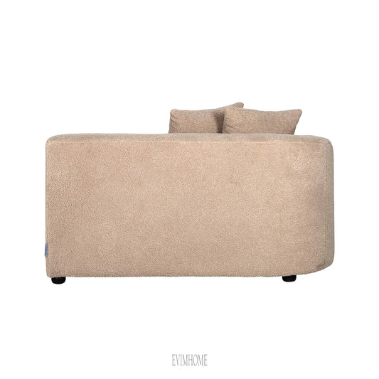 Sofa Grayson Arm links sand pelzig | Vollpolster rechts (Himalaya 902 sand furry) Evimhome