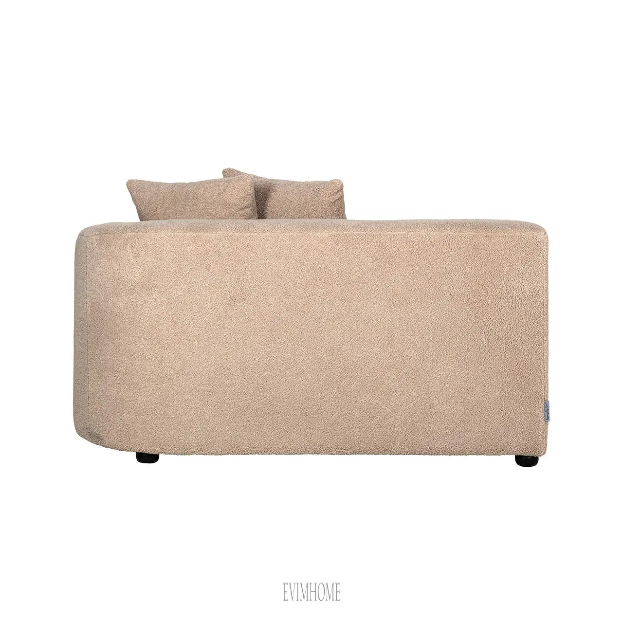 Sofa Grayson Armlehne rechts Sand pelzig | vollgepolstert links (Himalaya 902 sand furry) Evimhome