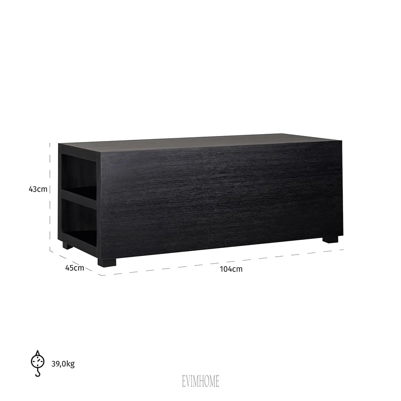 Sofaelement Oakura (Schwarz) Evimhome