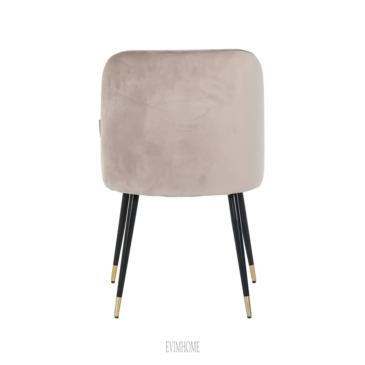 Stuhl Alicia Khaki Samt feuerhemmend (FR-Quartz 903 Khaki) Evimhome